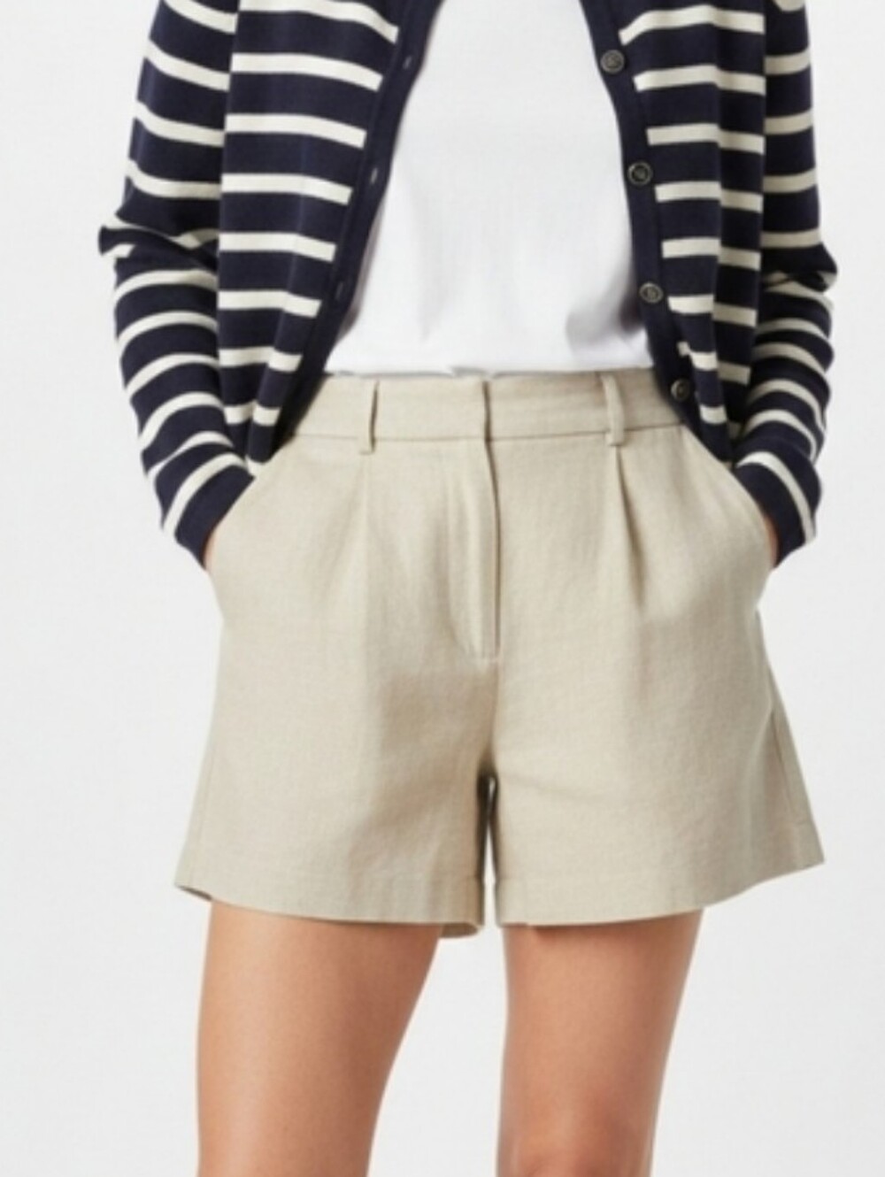Babaton Wool Summer Cream Agency short